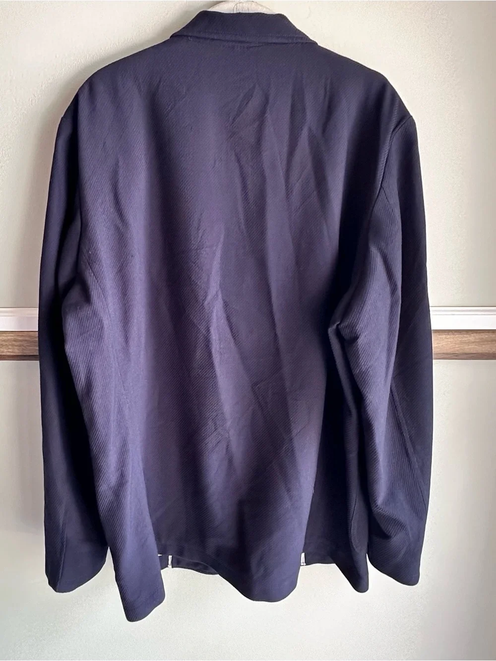 TailoRed Guabello K Easy Wool Knit Navy Blue Blazer Sport Coat​